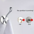 thumbnail image 3 of Ruiboury Stainless Steel Door Hooks - Durable And Elegant Solutions For Organization single robe hook, 3 of 6