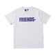 thumbnail image 1 of Camiseta de hombre Big V Print Cotton Hip-Hop Summer Tee para adolescentes, Fashinable, White (Purple Letters), L BANYUO Electrónica, 1 of 5