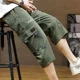 thumbnail image 4 of Bermuda Hombre Cargo Casual Pants Cómodos Bermudas Caballero, 4 of 8