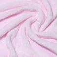 thumbnail image 3 of Light Baby Pink, 50x60 inch Velvety Soft Classic Solid Plush Fleece Throw Blanket, 3 of 5