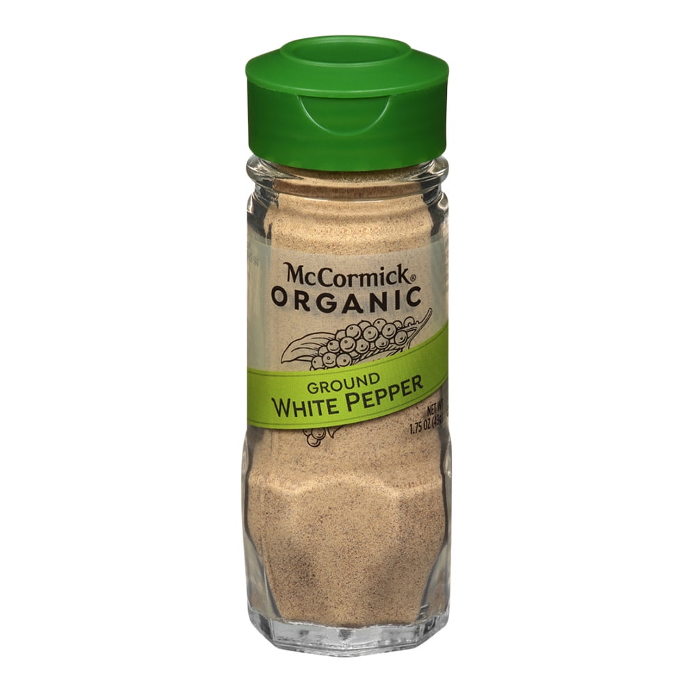 McCormick Gourmet Organic Ground White Pepper, 1.75 oz