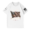 thumbnail image 4 of Trgacdwlo S-5XL Big and Tall 250 Anniversary USA Men's Shirts Patriotic Men Short Sleeve Shirt USA Flag Shirts for Men White XXXL, 4 of 6