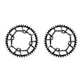 thumbnail image 1 of Advancent de bicicleta 104BCD Rueda dentada Bicicleta Piezas de anillo de cadena redonda Negro 42T Negro 42T 2piezas, 1 of 1