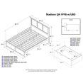 thumbnail image 4 of Atlantic Furniture Lit de Plate-Forme de Rangement Grand Urbain Madison en Caramel, 4 of 4
