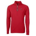 thumbnail image 2 of Men's Cutter & Buck Red Arizona Cardinals  Adapt Eco DryTec Raglan Quarter-Zip Jacket, 2 of 3