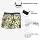 thumbnail image 3 of Balery Bees and Flower Calzoncillos bóxer para hombre, ropa interior de algodón suave y transpirable con cinturilla de nailon-Small, 3 of 5