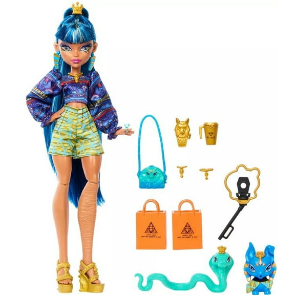 Monster High Faboolous Pets Cleo de Nile Doll (with Tut)