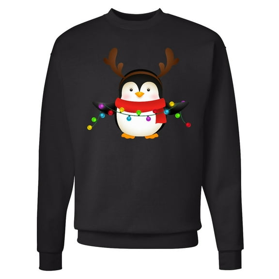 Inktastic Penguin Xmas Adult Sweatshirt