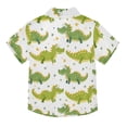Dailycode Small Short Sleeve Button Down Shirts Cute Crocodile Animals ...