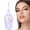 Purple, variant on 2-In-1 Electric Eyelash Curler, Pink, 1 Piece - Heated Lash Curling Tool 2026 New Portable Heated Eyelash Curler for Women 2 in 1 Eyelash Curler Upgrade Women Rechargeable Heated E Makeup Organizers