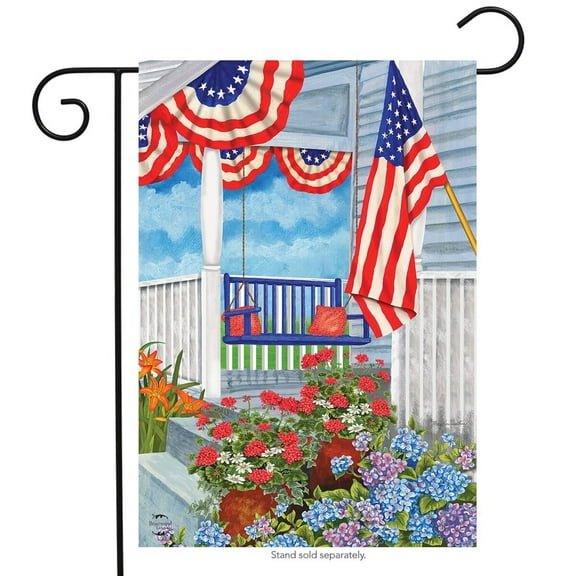 Briarwood Lane Patriotic Porch Spring Garden Flag