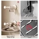 thumbnail image 4 of 2pcs Suction Cup Clothes Hanger Storage Organizer Home Balcony Multi-Functional Wall-Mounted Hanger Gray, 4 of 5