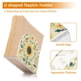 thumbnail image 5 of Yayeee Napkin Holder for Table Set of 2 Kitchen Paper Tissue Organization, Floral Birds Pattern, 5 of 8