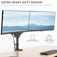 thumbnail image 3 of VIVO Black Dual 17" to 32" Computer Monitor Heavy Duty Pneumatic Arm Desk Mount, 3 of 8