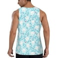 thumbnail image 3 of Easygdp Cute Rabbit Men's Tank Top, Sleeveless Muscle T Shirts, Breathable, Quick-Dry, Loose for Gym, Running, Fitness - Large, 3 of 9