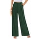 thumbnail image 2 of Pantalones PRETTYGARDEN Palazzo de Pierna Ancha, Tiro Alto, Verde Oscuro, XXL, 2 of 9