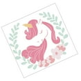 thumbnail image 4 of 1PC Adorable Cartoon Wall Sticker Kindergarten Unicorn Pattern Wall Decal (Pink）, 4 of 7