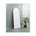 thumbnail image 3 of Elegant Decor MR1A3276BRS 32 x 76 in. Metal Frame Arch Full Length Mirror, Brass, 3 of 8