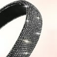 thumbnail image 7 of Unique Bargains Simplicity Rhinestone Wide-brimmed Headband Classic Style Headband for Women 5.59"x0.87" Black Gray, 7 of 7