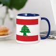 thumbnail image 3 of CafePress - Lebanon Flag Mug - 11 oz Ceramic Mug - Novelty Coffee Tea Cup, 3 of 4