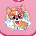 thumbnail image 4 of Inktastic Corgi Gifts Dog Lover Girls Baby Bib, 4 of 4