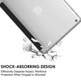 thumbnail image 6 of iPad 6 5 9.7 Inch Air 1 2 [iPad 5th 6th Air 1st 2nd Generation ] A1893 A1822 A1566 UltraSlim Lightweight Shock Absorbant Flexible TPU Protective Clear Case - Black, 6 of 7