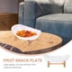 thumbnail image 5 of GOOHOCHY 1 juego de hermosos platos ovalados de plástico para frutas, postres, aperitivos y dulces., 5 of 8