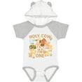 thumbnail image 3 of Inktastic Holy Cow I'm One Boy Farm Animal Birthday Boys or Girls Baby Bodysuit, 3 of 5