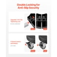 thumbnail image 4 of VEVOR Trash Can Dolly with 4 Lockable Wheels, 440lbs Weight Capacity, 2 Packs Round Trash Can Roller Base, 15-22.8 in Adjustable, Heavy Duty Plant Caddy, Multi-Functional Rolling Dolly Cart, Black, 4 of 9