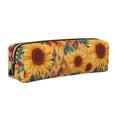 thumbnail image 1 of Easygdp Diamond Bohemian Sunflower para Estuche de Lápices de Cuero, Estuche de Papelería de Cuero, Estuche de Gran Capacidad con Cremallera, 1 of 7