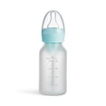 thumbnail image 3 of Munchkin Bond™ Silicone Coated Glass Baby Bottles - Anti-Colic Feeding System with Natural Feel Nipples, 4 ounce, 2 Pack, Blue, 3 of 10