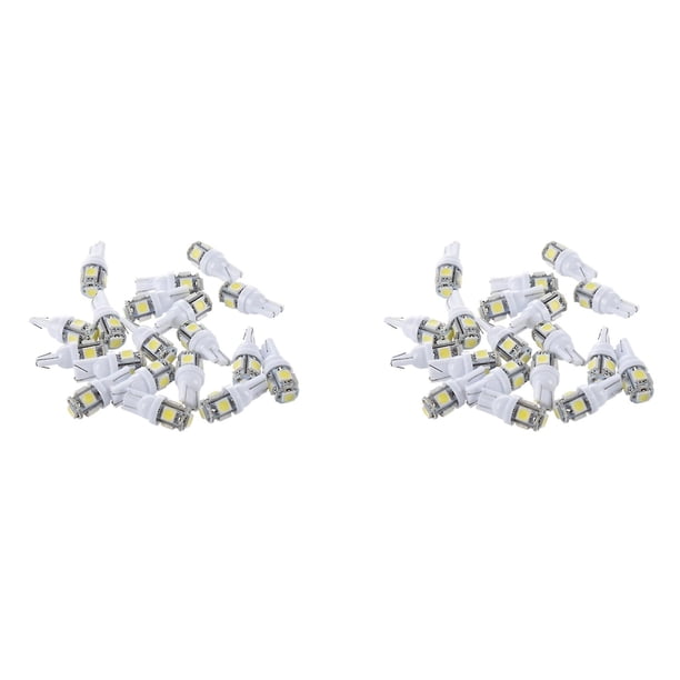 40 Uds T10 194 168 W5W 5 5050 SMD bombilla Led xenón luz trasera blanca para coche YONGSHENG