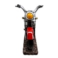 thumbnail image 5 of Atlantic Collectibles Vintage Red Road Hog Chopper Motorbike Wine Holder Figurine 13.25" Long, 5 of 6