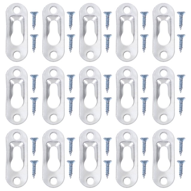 EcoNesxp 30-pack heavy mirror wall hanging kit picture hooks silver 30-pack heavy mirror wall hanging kit silver heavy mirror wall hanging kit picture hooks