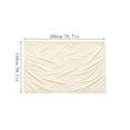 thumbnail image 3 of huayou Solid Yellow Flannel Throw Blanket Lightweight Soft Cooling Blanket 78.7 x 59.11 inch for Bed Couch Living Room, 3 of 9