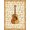 Brown Beige, Pattern 5, variant on ODIKA Music Print Note Boho Retro Striped Border Notes Vintage Guitar Flowing Dynamic Non-Slip Chair-Friendly for Home Office, Gaming Room, Under Desk