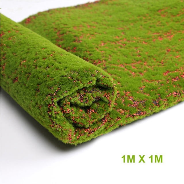Chendee Artificial Moss Fake Green Plants Mosses Grass For Shop Patio Wall Decor Diy,2#