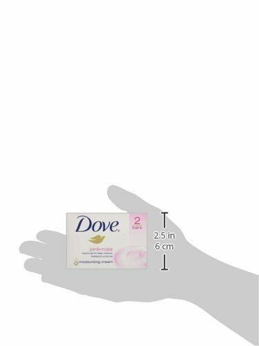 Dove Beauty Bar Pink – 4 Oz (2 Stück), Seifenstück Mit 1/4 Feuchtigkeitscreme Für Weiche Haut