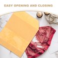 thumbnail image 4 of 50pcs Kraft Paper Wrapping Bags Multi-use Sealing Pouch Underwear Packing Bags Socks Organizer, 4 of 8