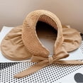 thumbnail image 5 of Awdenio Sunshade Hats Fisherman's Hat Women's Fashion Solid Color Weave Hollow Out With Windproof Cord Cap Sun Hat, 5 of 8