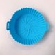 thumbnail image 5 of Azul 2 uds accesorios para freidora de aire cesta freidora de aire sartén de silicona freidora de aire revestimiento de papel de aceite molde para pasteles de repuesto, 5 of 5