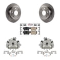 thumbnail image 1 of Transit Auto Rear Disc Brake Caliper Rotors and Ceramic Pads Kit for Car Honda Civic Acura RSX KC8-101056N, 1 of 11