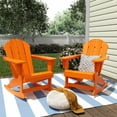 thumbnail image 2 of Polytrends  Laguna Hdpe All Weather Outdoor Patio Rocking Chair (Set of 2) Orange, 2 of 5
