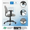 thumbnail image 3 of Boss Office Products B316-GY Beyond Basics Adjustable Office Task Chair with Adjustable Arms, Grey, 3 of 9