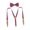 Dark Red, variant on Kids Suspenders Casual Trouser Pants for Costume Wedding Performances 2.5cm