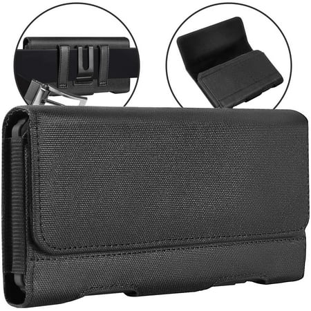 Mopaclle Iphone Se Holster Case Iphone 8 7 6s Belt Clip Case Durable Nylon Cell Phone Carrying Pouch With Id Walmart Canada