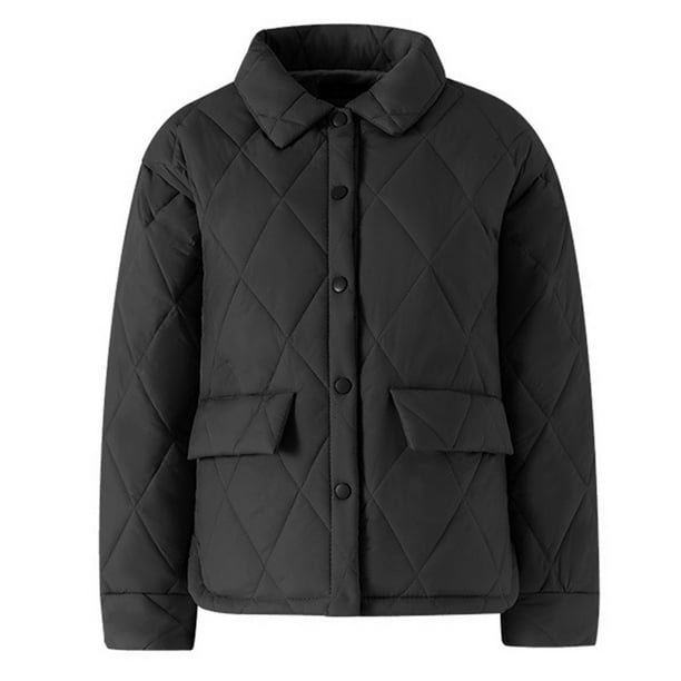 Black warm jacket womens deals