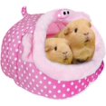 thumbnail image 2 of Warm Guinea Pigs Bed,Hedgehog Winter Nest,Rat Chinchillas & Small pet Animals Bed/Cube/House, Habitat, Lightweight, Durable, Portable, Cushion Big Mat, 2 of 6