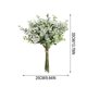 thumbnail image 3 of Ramo de aliento de bebé artificial para boda, arreglo floral de mano para decoración del hogar, accesorio de fotografía, centro de mesa de 35x25 cm, 3 of 6