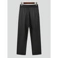 thumbnail image 6 of INCERUN Men's Loose Straight Dress Pants Party Wide Leg Trouser Slacks, 6 of 10
